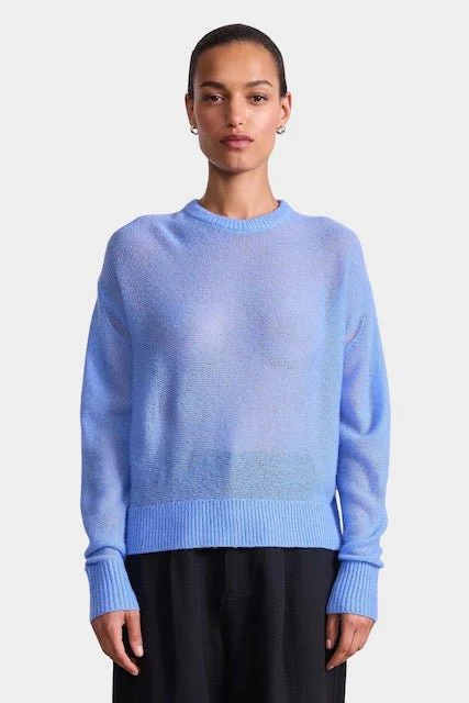 Softest Tissue Weight Sweater, Cornflower - Image 3