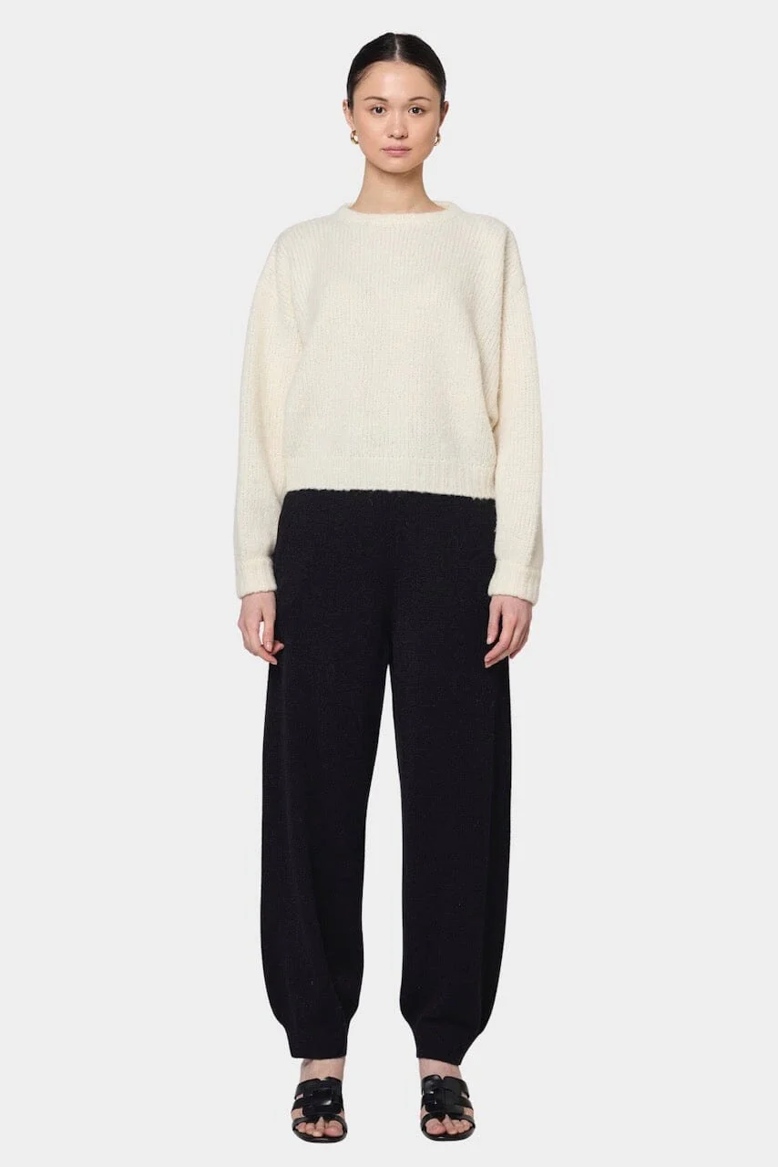 Balloon Sleeve Sweater, Cream - Image 4