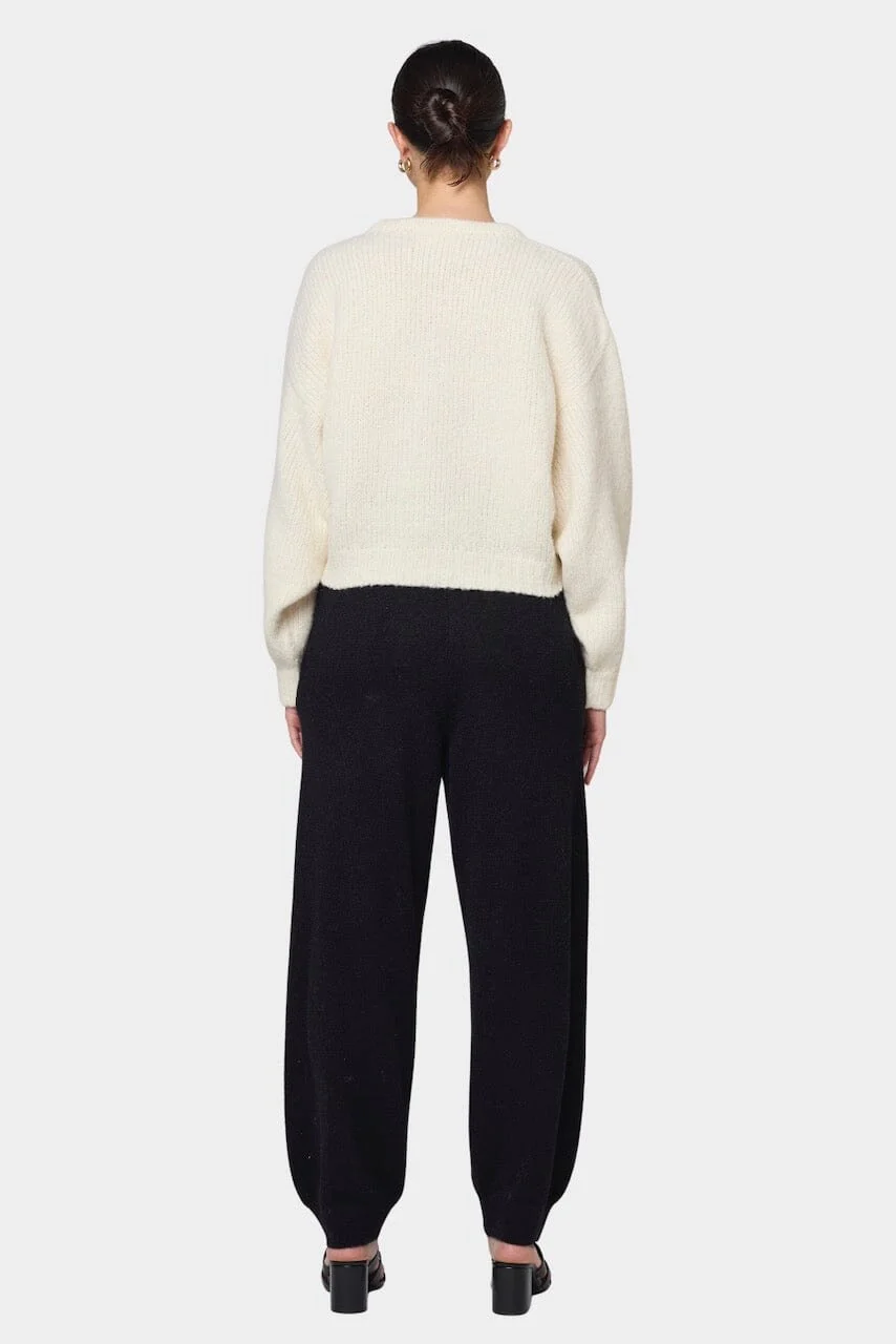 Balloon Sleeve Sweater, Cream - Image 5