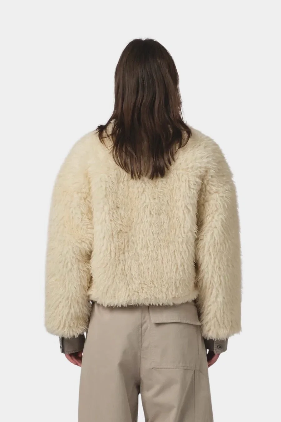 Shetland Jacket Alaska Fluff, Ecru - Image 4