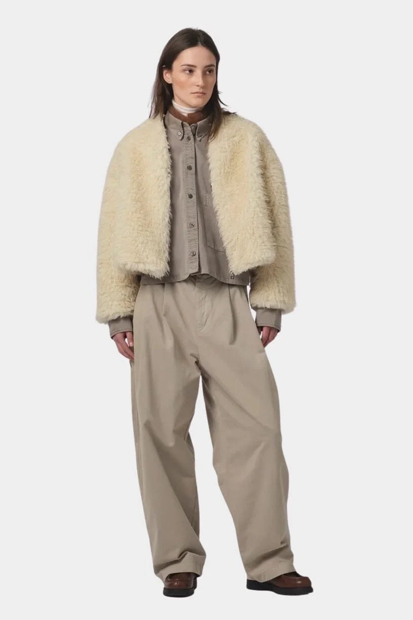 Shetland Jacket Alaska Fluff, Ecru - Image 6