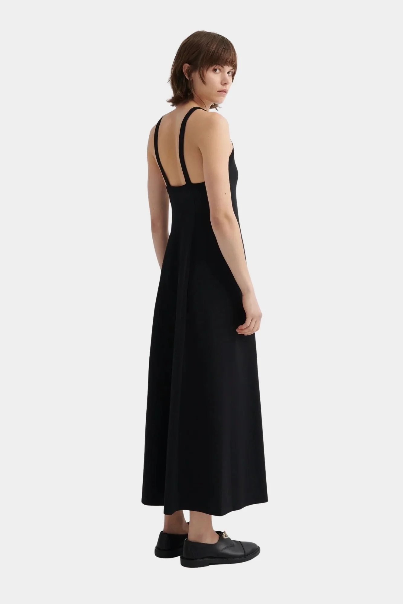 Low Back Dress, Black - Image 4