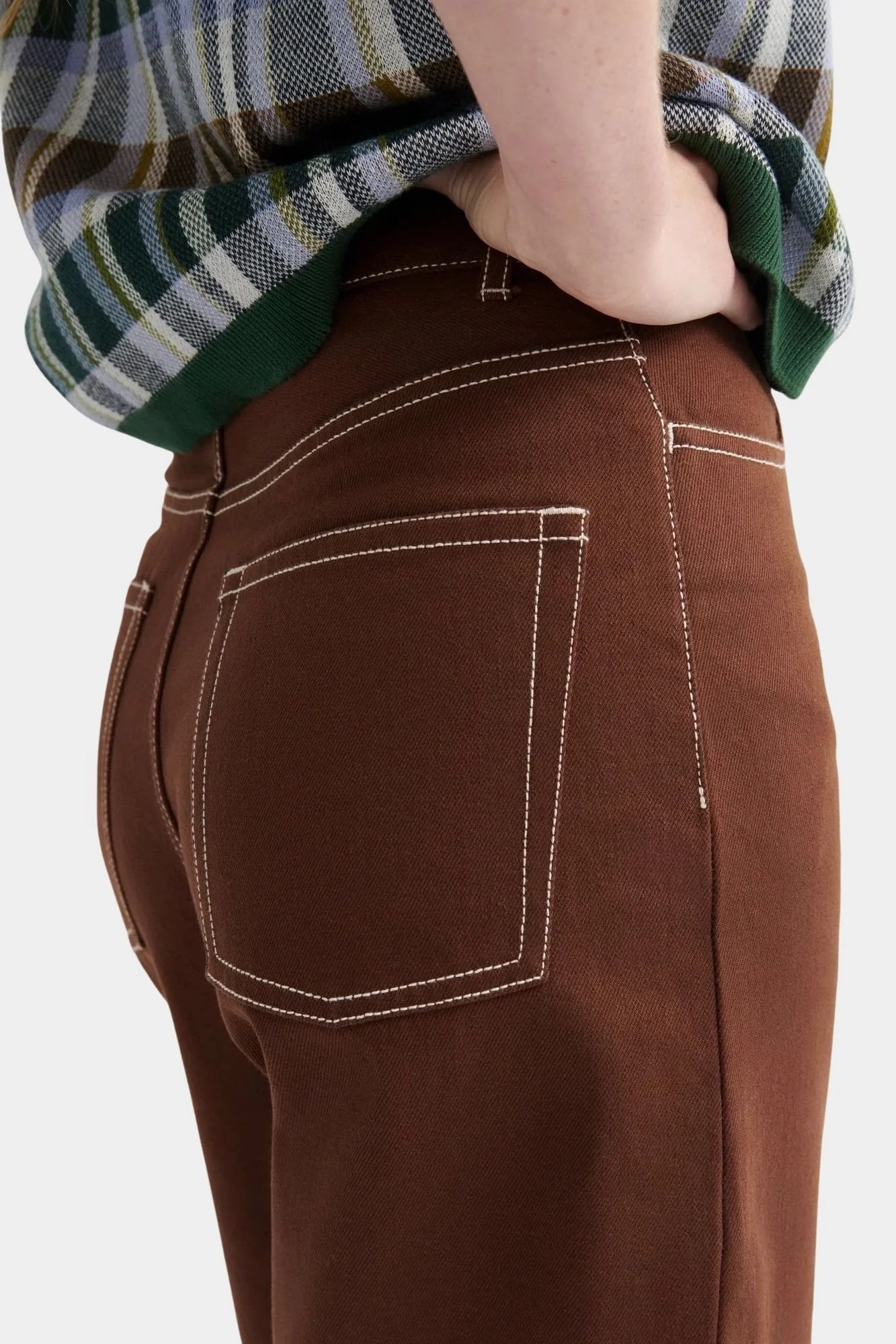 Unity Jeans, Brown Denim - Image 5