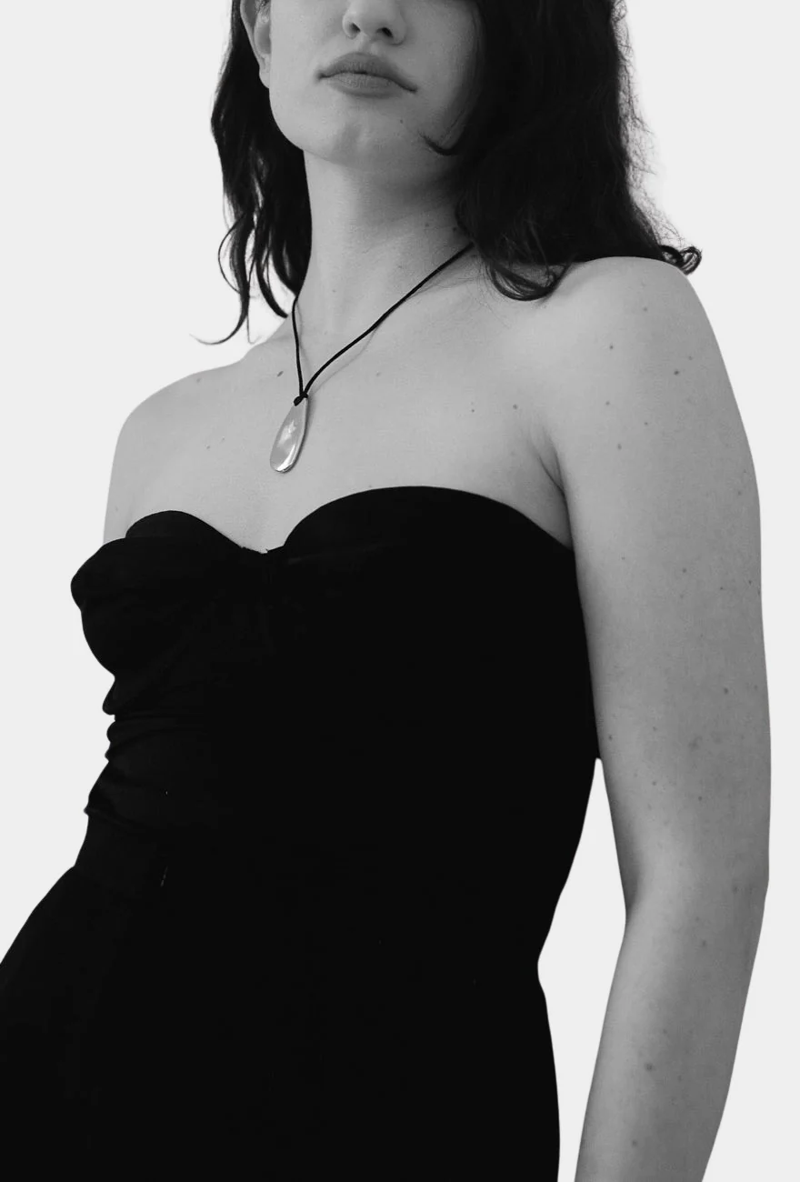 Large Pebble Pendant Necklace - Image 4