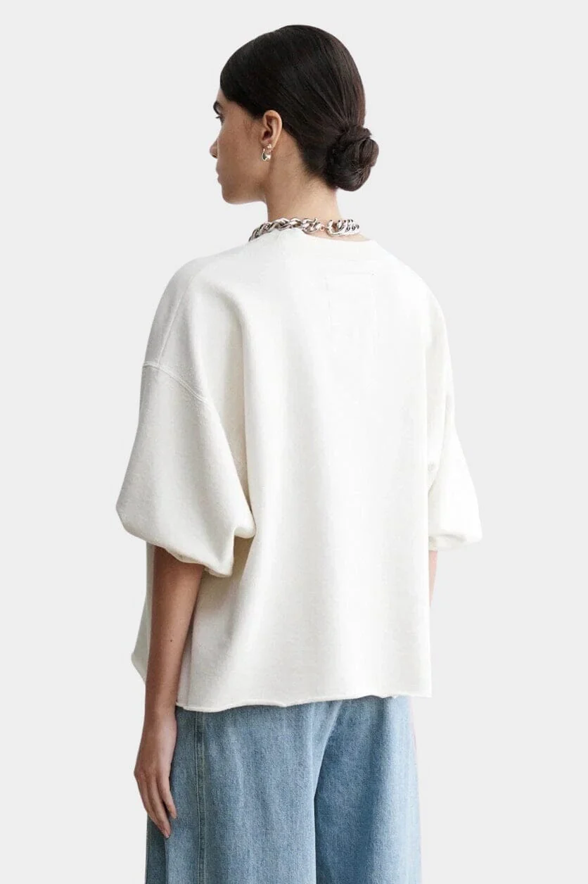 Fond Sweatshirt, Dirty White - Image 5