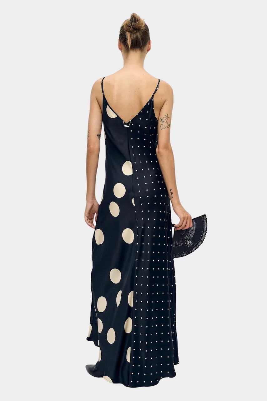 Two-Tone Dress, Polka Mix - Image 4